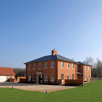 Traditionally architected large new build house